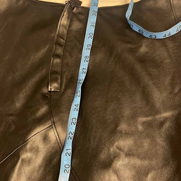 Womens midi faux leather skirt size 12 - Picture 10 of 11